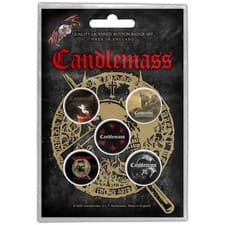 Image of Candlemass - Button Badge Pack The Door to Doom - Collectable Enamel - F500z