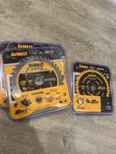 Image of 4xDeWalt Extreme Runtime Circular Saw Blade 190mm 36T 30mm/165mm 40T 20mm