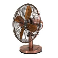 Image of KÜHL 12 Inch 4 Blade Oscillating Desk Fan 3 Speed Settings Adjustable Tilt