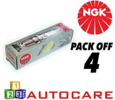 Image of NGK Laser Iridium Spark Plug set - 4 Pack - Part Number: ILKAR7B11 No. 4912 4pk
