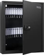 Image of 60-Key Slotted Key Cabinet with Combination Lock Wall Mounted Steel Key Organize