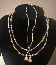 Image of Accesorize necklace, multi coloured beads