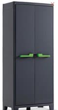 Image of Keter Moby Tall Storage Cupboard Adjustable Removable Shelves Lockable Doors