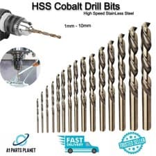 Image of HSS Cobalt Blacksmith Drill Bit Reduced Shank Drills Metric Sizes 1mm - 10mm