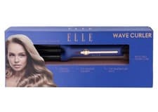 Image of ELLE Purple Wave Curler Led Indicator Soft Touch Matt Finish Regular Size Curler