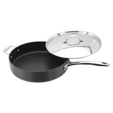 Image of STELLAR 6000 HARD ANODISED NON STICK 30CM SAUTE PAN & LID S628