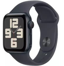 Image of Apple Watch SE 2024 44mm GPS Midnight Sport Band M/L MXEK3QA/A