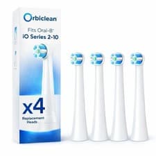 Image of Oral-B iO Compatible 2/3/4/5/6/7/8/9Toothbrush Heads White 4 Pack