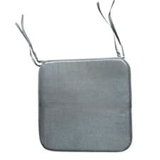 Image of Plain Seat Pads with Tie On For Home Garden Office 38 x 38 cm Water Proof