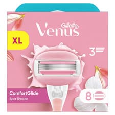 Image of GILLETTE VENUS COMFORTGLIDE SPA BREEZE SCENTED RAZOR BLADES (8 PACK) NEW SEALED