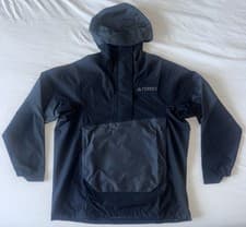 Image of adidas Women’s Medium TERREX XPLORIC 2.5L CLIMAPROOF ANORAK Jacket Black JF1359
