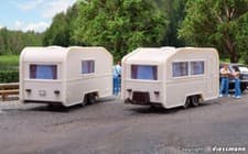 Image of VOLLMER 45147 HO Scale Two Caravans For Camping
