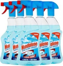 Image of 5 x Windolene Glass & Shiny Surfaces Cleaner Spray 750ml Streak Free