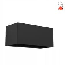Image of Black Modern LED Wall Light 4x2.2w 3000k Ip44