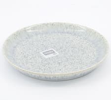 Image of Denby Grey Halo Speckle Dinner Tableware Plate 26cm x 1pc