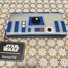 Image of Disneyland Paris Loungefly Reversible R2D2 BB8 Long Wallet Star Wars New