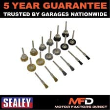 Image of Sealey Rotary Tool Brush Set 18pc RTA18WB