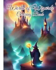 Image of World of Wizards Coloring Book: World of Magic with the Mightiest Wizards for an