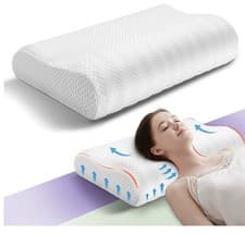 Image of Neck Luxury Memory Foam Pillows,Ergonomic Bed Head Pillow for Sleeping Neck and