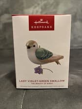 Image of 2024 Hallmark Ornament - LADY VIOLET-GREEN SWALLOW - Limited Edition