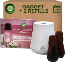 Image of Air Wick Essential Mist Bundle Kit, Peony & Jasmine,1 Device & 2 refill (20ml)