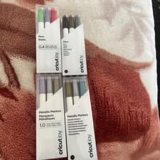 Image of 12 X Cricut Joy Pens Stylos Metallic Markers 0.4mm 1mm