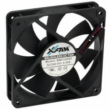 Image of X-Fan RDH1225S2 120 x 120 x 25mm Axial Fan 24V Sleeve Bearing
