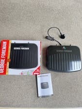 Image of New George Foreman Medium Health Fit Grill 25810 Opened Box