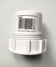 Image of FLOPLAST 40mm (43mm) ABS Solvent Weld Waste Access Plug - White