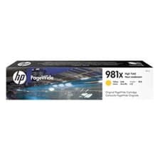 Image of Original HP 981X High Capacity Yellow Ink Cartridge (L0R11A)