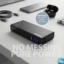 Image of Energizer Portable Power Bank Charger Power Pack 10000mAh UE10003 - Black