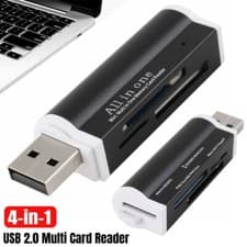 Image of All in 1 One USB Memory Card Reader Adapter for Micro SD MMC SDHC TF M2 UK