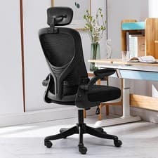 Image of Ergonomic Mesh Office Chair Executive Computer Chair Swivel Height Adjustable UK