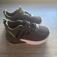 Image of Brand New Adidas Trainers for Infants Size UK 4 Black and White