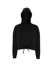 Image of TriDri Womens Cropped Oversize Hoodie Hooded Sweatshirt