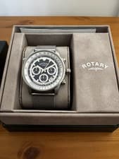Image of Rotary Blue 'Hero' Chronograph Sports Watch - GS00740/05