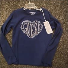 Image of SALE NEW GIRLS NAVY GUESS T-SHIRT SIZES 8 YRS 10 YRS 12 YRS 14 YRS 16 YRS