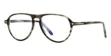 Image of TOM FORD Eyeglasses TF 5869-B 020 Grey Havana Brille Glasses Frames Eyewear 54