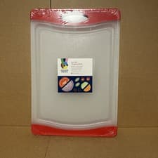 Image of Colourworks Red 36x25cm Reversible Anti-Slip Chopping Board - brand new