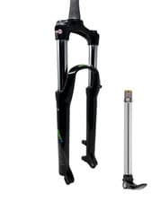 Image of Suntour SR XCM 32 27.5" Tapered Boost 1-1/8"-1.5" Suspension Bicycle Fork- Black