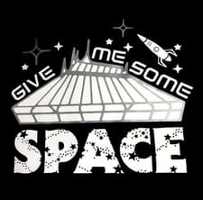 Image of Disney World Space Mountain T-Shirt custom unisex men women retro vintage