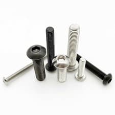 Image of 10/50x M2 M2.5 M3 M4M5M6 Hex Allen Hexagon Socket Button Head Screw Bolt ISO7380