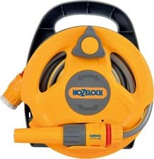 Image of Hozelock Micro Reel 10m – Compact Lightweight Garden Hose Reel with Nozzle