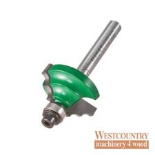 Image of Trend C094X1/4TC CraftPro Guided Bead Ovolo Router Cutter - 4mm/4mm Radius