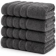 Image of 4X Extra Large Super Jumbo Bath Sheets 100x200cm 100% Egyptian Cotton Soft Towel