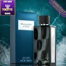 Image of ABERCROMBIE & FITCH First Instinct Blue EDT 100ml Men Fresh Clean Casual