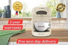 Image of Tassimo TAS3107GB CREAM Suny Pod Hot Drinks Coffee Machine 1300 Watt