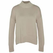 Image of BARBOUR INTERNATIONAL Womens Grey Sandy Knit Jumper Size UK 10 BNWT C738