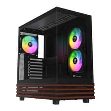 Image of Thermaltake View 270 Plus WS ARGB Mid Tower Chassis, Black, 3 x ARGB Fans, USB-C