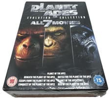 Image of Planet Of The Apes Evolution Collection DVD Boxset 7 Films New and Sealed